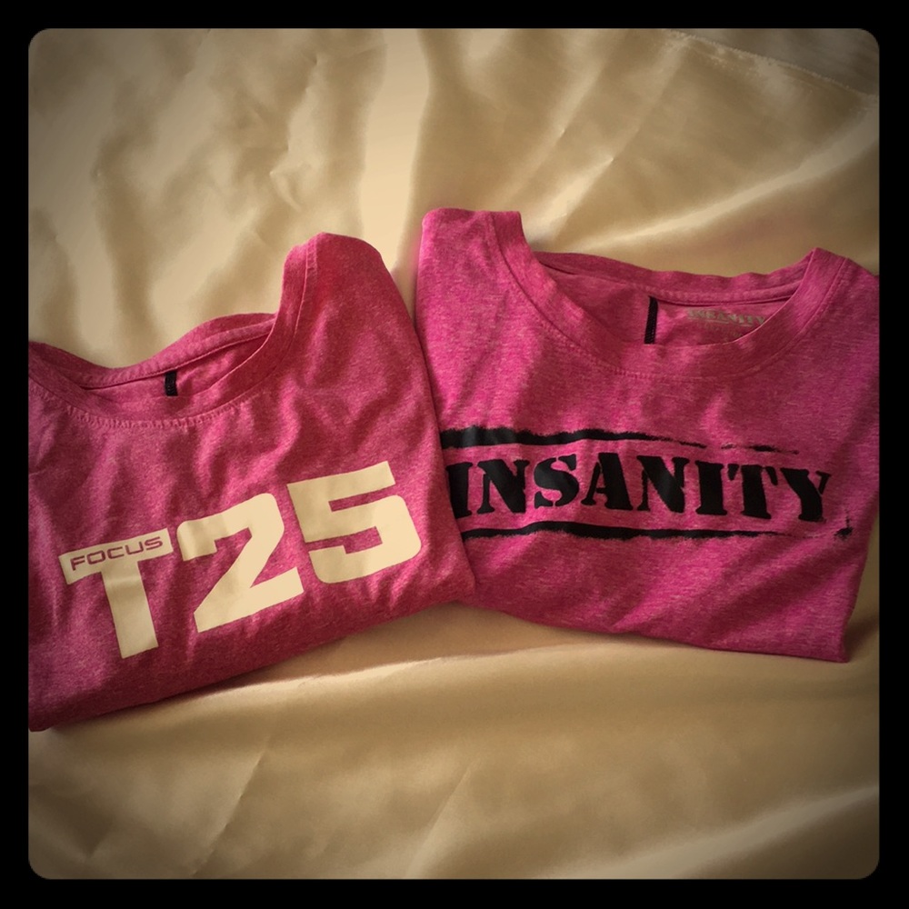 Insanity + T25 Beachbody Workout Shirts